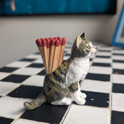 Gato para cerillas (Personalizado)